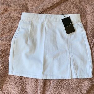 princess polly lioness white skirt